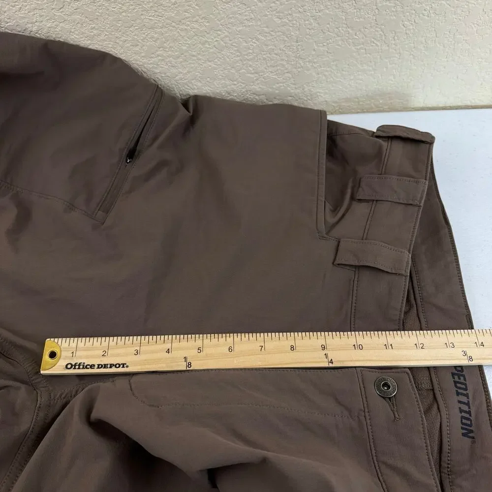 Duluth Trading Co Flexpedition Relaxed Fit Pants Mens 42x34 (Act 42x32) Brown